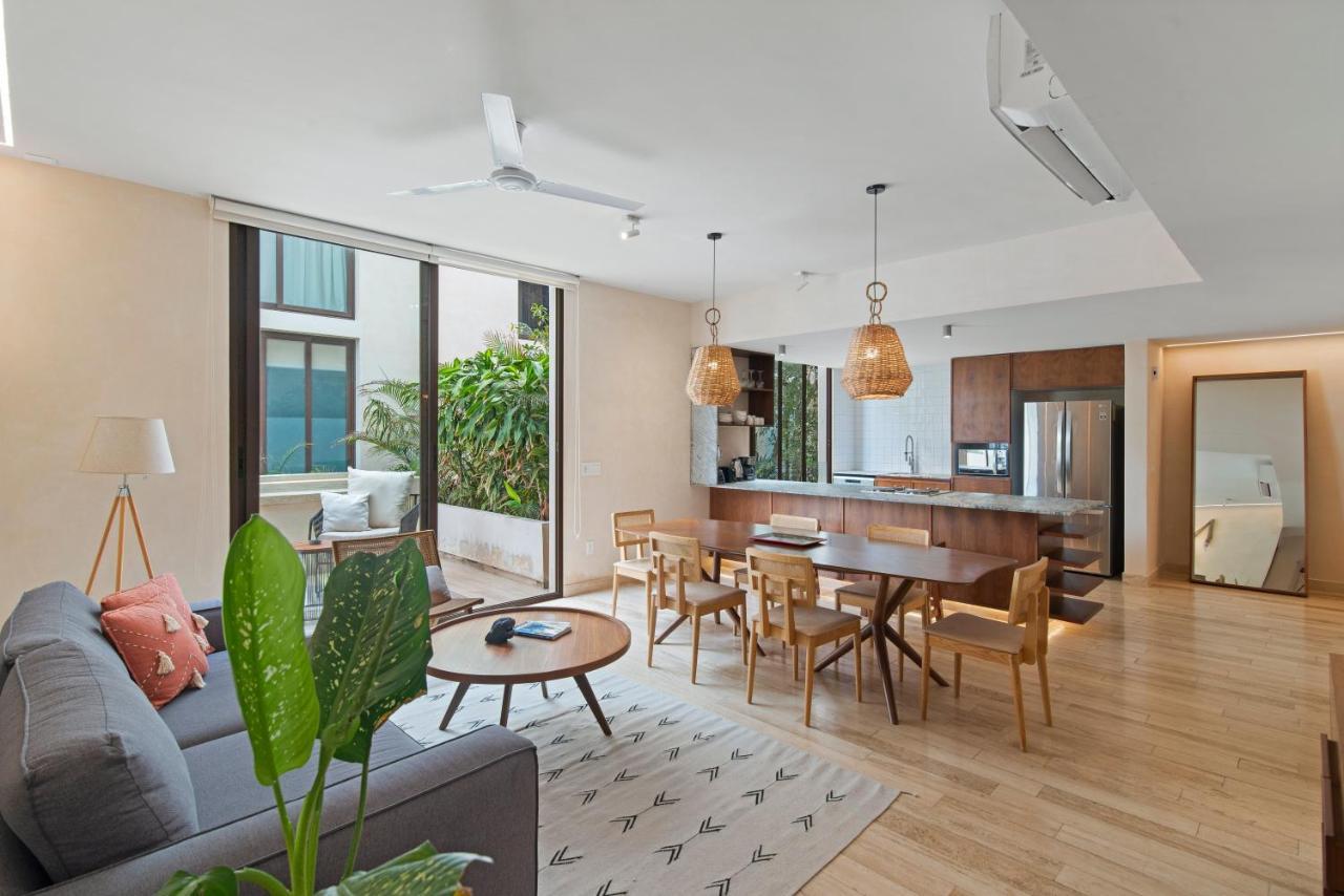 205 Perfect Location 3 Bedrooms Apartment Tulum Exteriör bild